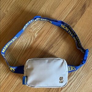 Seattle Mariners Crossbody Bag with Blue Strap